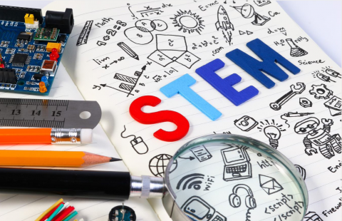 Stem written on paper to represent STEM projects for secondary students in KS3 and KS4